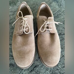 Rockport Men's Tan Suede Oxfords